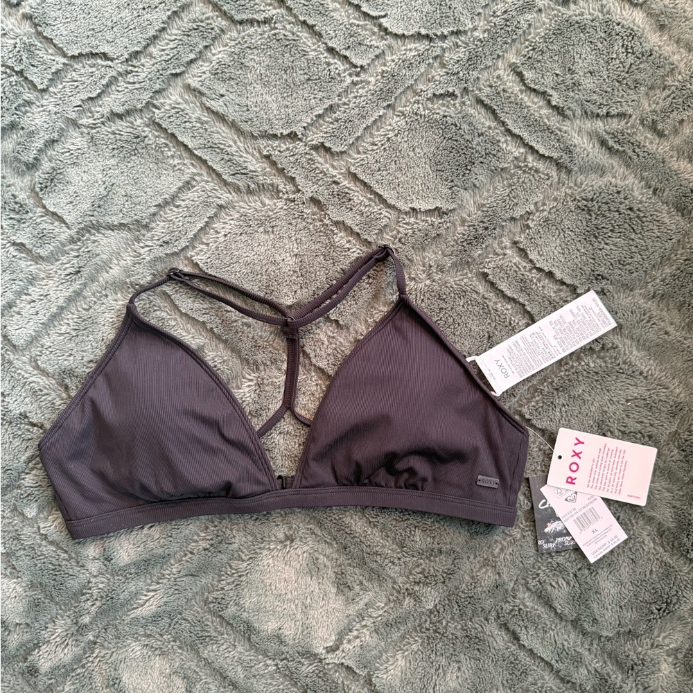 NWT Roxy surfing adjustable strap bikini top